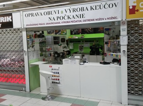 Oprava obuvi Tesco Považská Bystrica